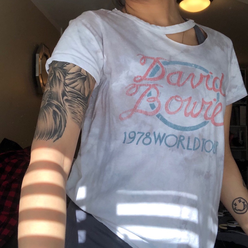 AE David Bowie Band tee